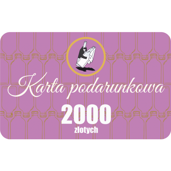 Karta Podarunkowa - 2000 zł.